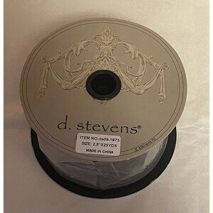 D. Stevens Fine Ribbon Purple Iridescent Spool 2.5" x 25 YDS Holiday